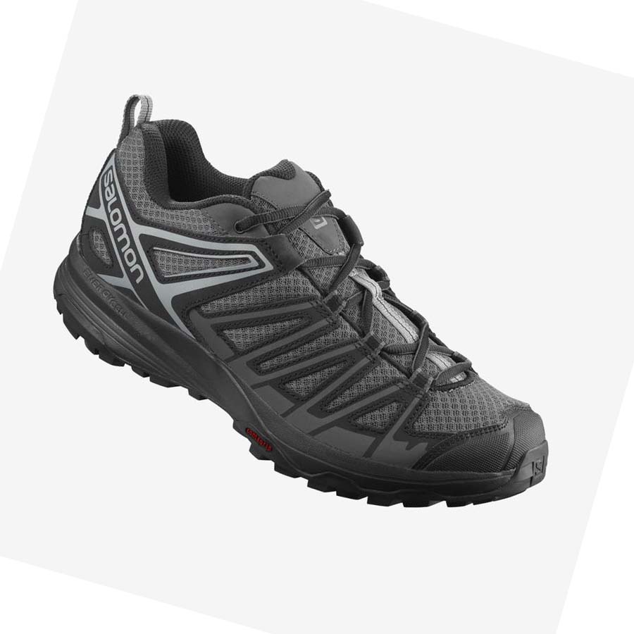 Salomon X CREST Túracipő Férfi Szürke Fekete | HU 2055HAP